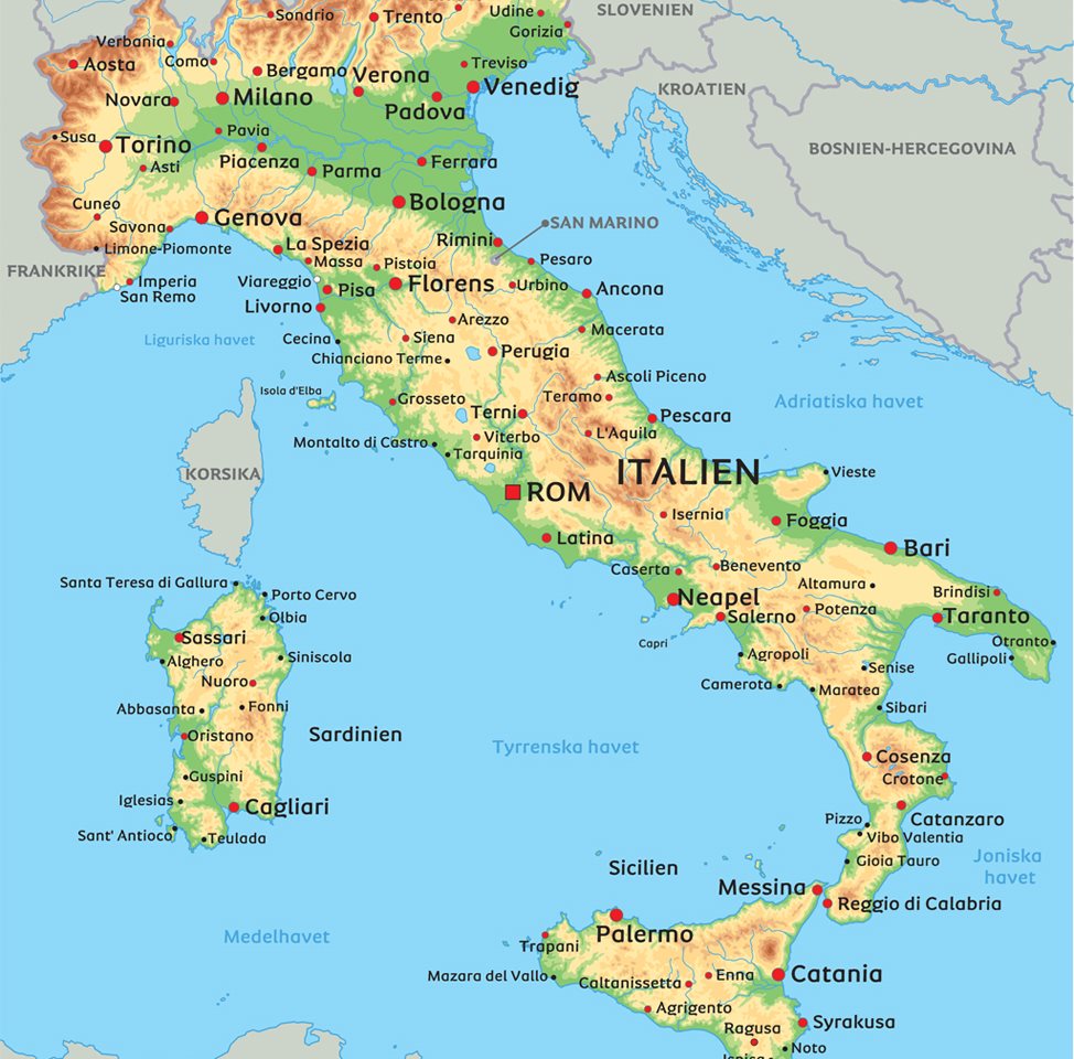 Karta-Italien